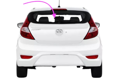 BAG FD25303 GTN Driver Side Rear Left Door Window Glass For 2012-2017 Hyundai Accent Hatchback