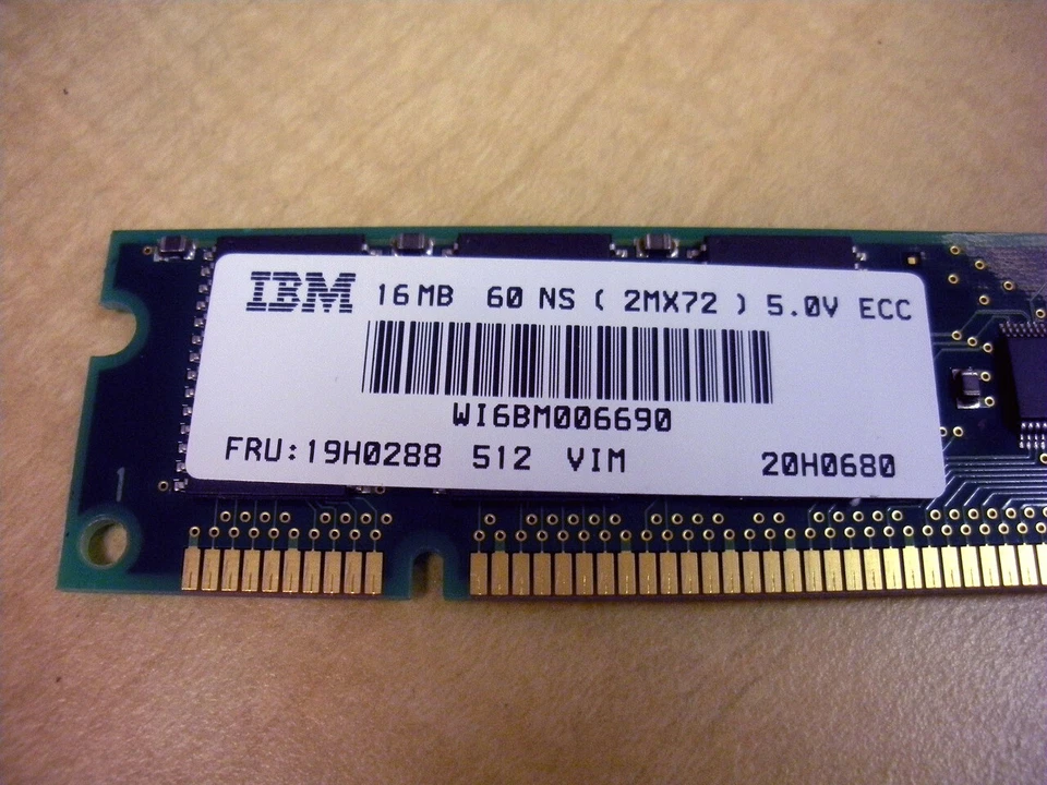 IBM 4116-701X 19H0288 16MB (1x 16MB) Memoria DIMM Foto 2 de 2