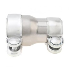Universal 2.5 To 3 Inch Exhaust Adapter Coupler With Clamp Pipe Connect Reducer