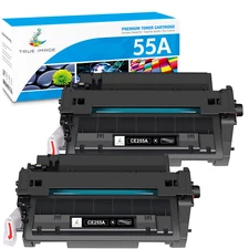 2PK High Yield Toner CE255A for HP 55A LaserJet P3015x P3016 M525dn M525f M525c
