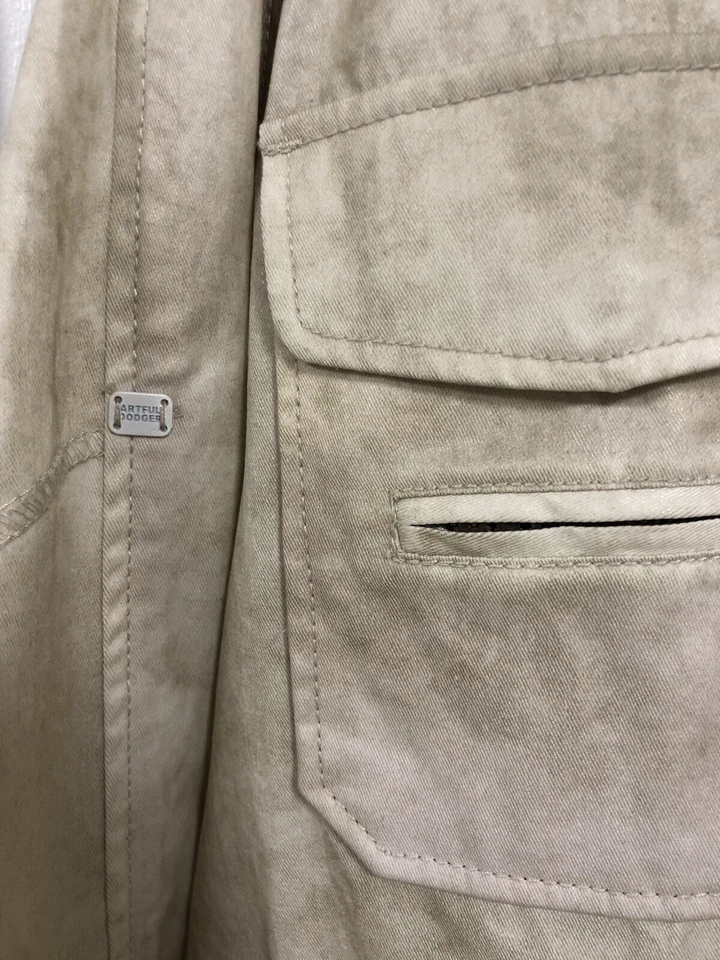 Parka de combate Artful Dodger para hombre talla M (38/40) color crema Foto 3 de 4