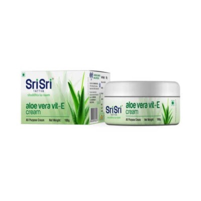 SRI SRI tattva Aloe Vera Vit - E Cream  100g , - All Purpose Cream,