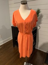 Madewell Broadway  Broome NWT short sleeve 100 Silk DRESS size 2 NWT