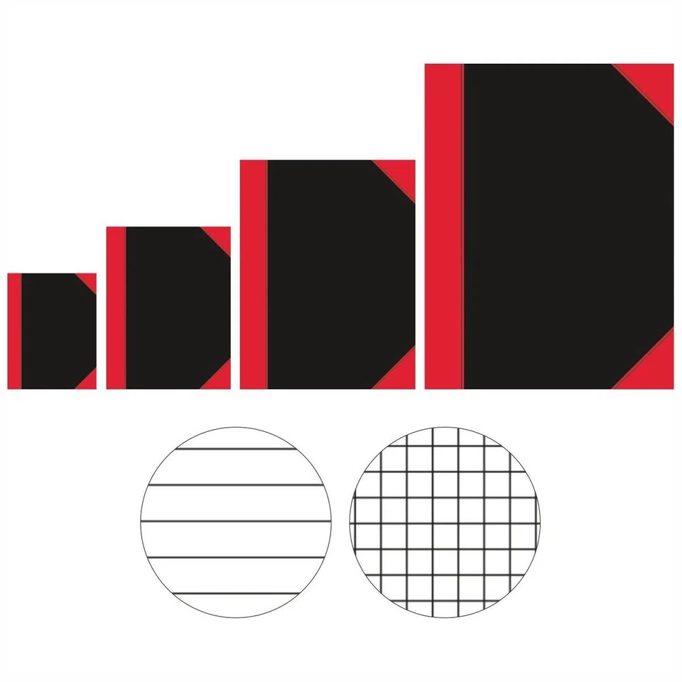 BANTEX LANDRE China Kladde A4 A5 A6 A7 96 Blatt kariert liniert [wählbar]