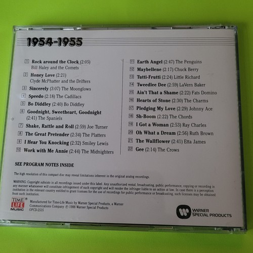 The Rock 'n' Roll Era: 1954-1955 (CD, 1988) Time Life Audio Music Compact Disc - Picture 2 of 5
