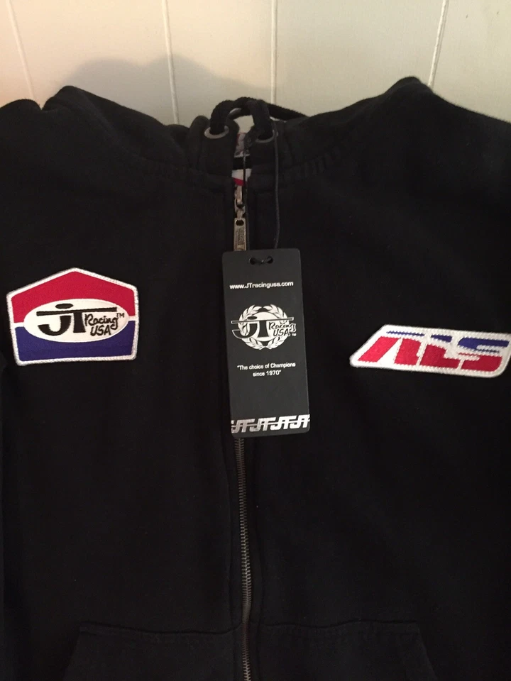 JT Racing EE. UU. 2012 Vintage Nuevo de Lote Antiguo Chaqueta con Capucha Honda Xlarge Foto 2 de 4