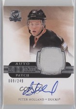 2011-12 Upper Deck The Cup Rookie 9/249 Peter Holland #115 Patch Auto 17uj
