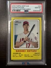 2018 TOPPS HERITAGE 1969 COLLECTOR CARDS #SO SHOHEI OHTANI PSA 10
