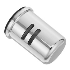 2Pcs Silver ABS Dishwasher Air Gap Replacement Caps for Under Sink Vent System