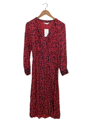 Zara Robe Décontractée Femme Rouge Imprimé Animal (EU 38, INT M) - Photo 1/4