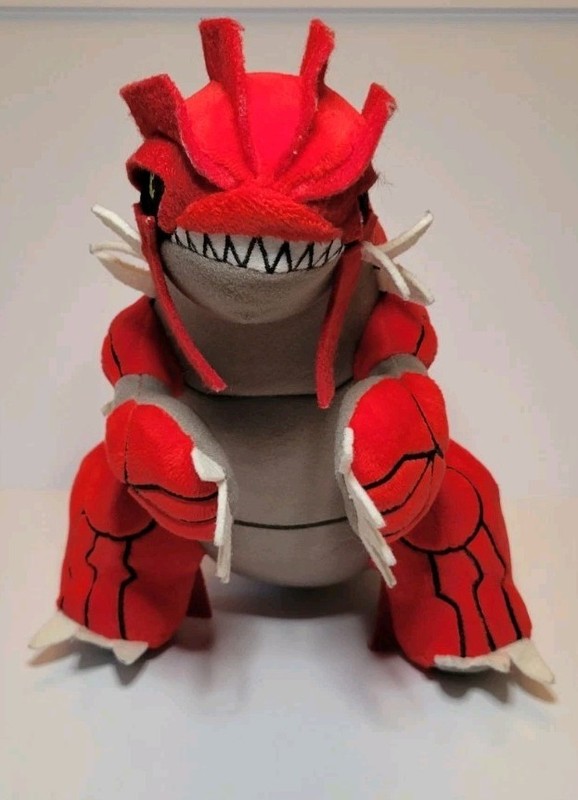 Pokemon Center Groudon Plush 2014 10" The POKÉMON Company International 