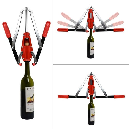 Bottiglia di vino manuale doppia leva tappo manuale tappo vino SPEDIZIONE GRATUITA USA - Foto 3 di 5