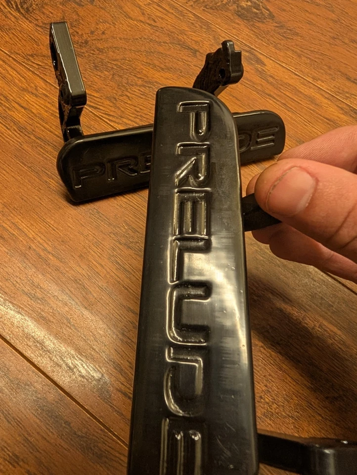  Par de manijas de puerta exterior Honda Prelude 97-01 cupé, logotipo Prelude - SOLO MANGO Foto 4 de 4