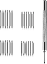 25 Pack Watch Band Pins Kit 18/20/22/24mm with Spring Bar Tool Stainless Steel