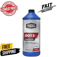 Super Tech DOT 3 Brake Fluid, 32 oz