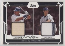 2008 Topps 2007 Highlights Dual Relics /25 Melky Cabrera Chien-Ming Wang 4ud