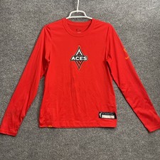 Nike Dri-Fit WNBA Las Vegas Aces Shirt Women’s Sz S Red Long Sleeve