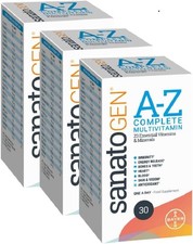 Sanatogen A-Z Complete Multivitamin Tablets for Men and for Women, Contains