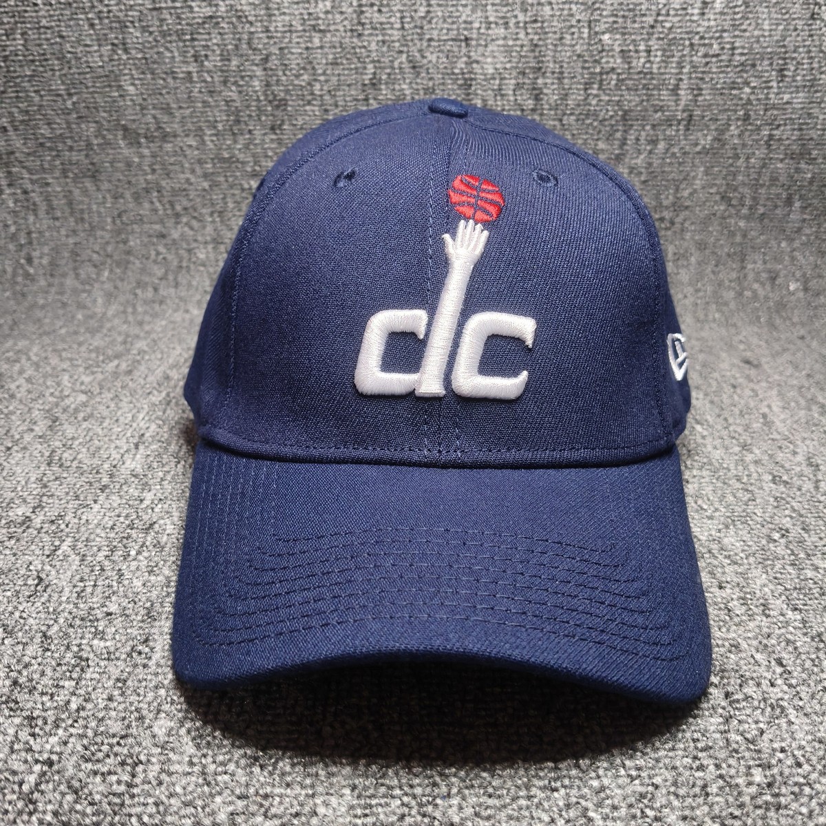 New Era 39THIRTY Washington Wizards NBA Navy Blue Stretch Fit Hat Cap Y192