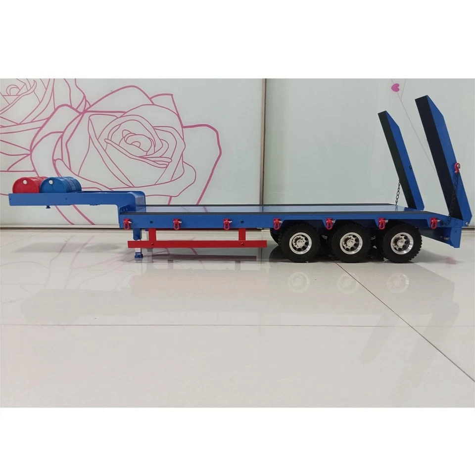1/14 3 Axles Semi Trailer Tailboard for RC Tractor Truck Radio Control Vehicle - Image 2 of 4