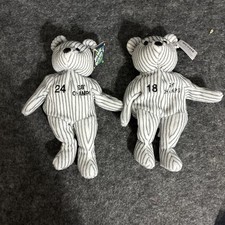 Bamm Beanos Beanie Babies Martinez 24 And Brosius 18 . NWMT