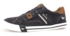 Mustang  Herrenschuhe Leinenschuhe Sneaker Schwarz Freizeit
