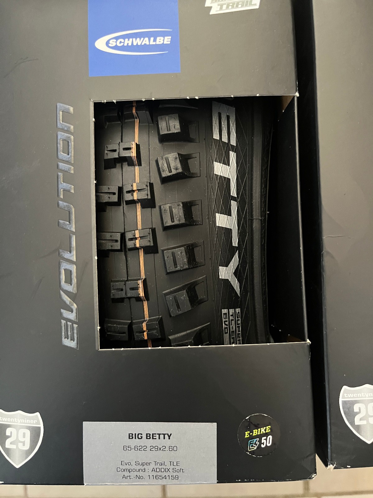 Schwalbe Big Betty 29x2.6 EVO, Super Trail, Addix Soft