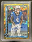 2025 Topps Chrome Sapphire Tetairoa McMillan Rookie Auto RC Gold Refractor #/50