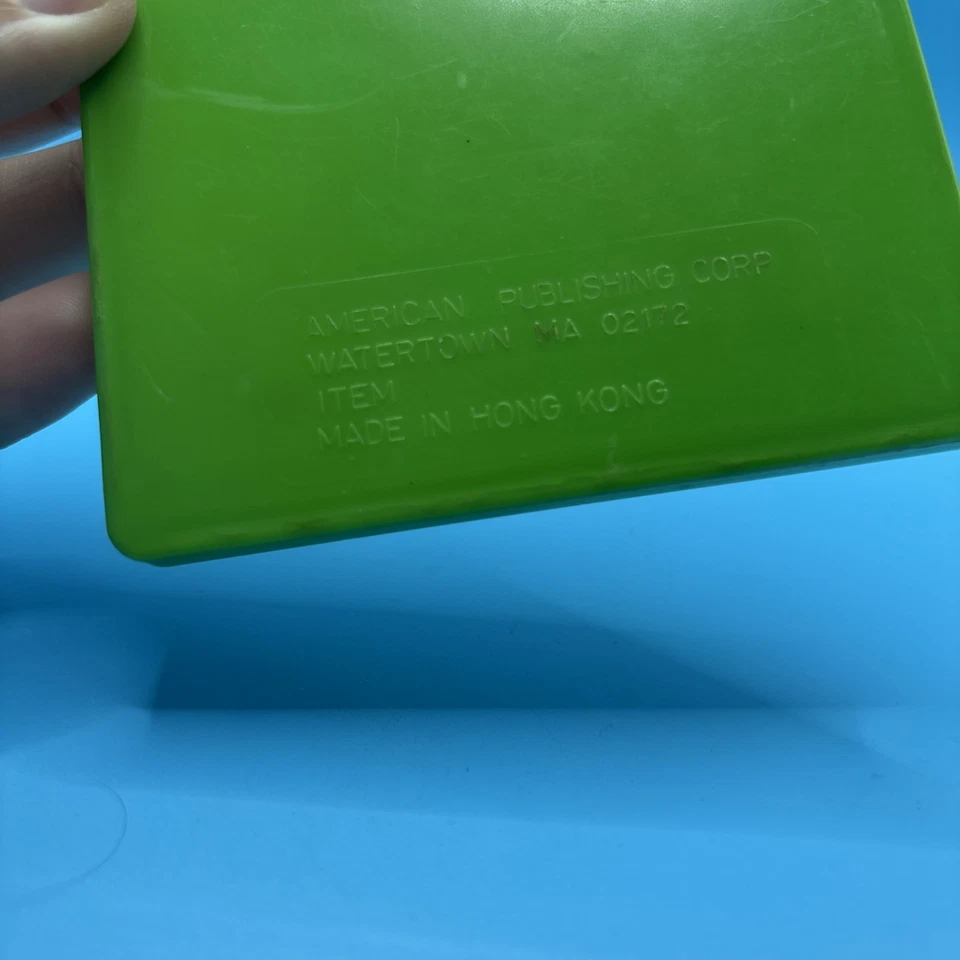 Vintage 1981 Dukes of Hazzard Boss Hogg Green Slide Puzzle Tray Warner Bros - Image 3 of 3