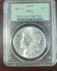 1901-O PCGS MS63 OGH MORGAN SILVER DOLLAR OLD GREEN HOLDER
