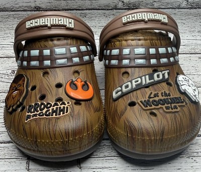 Chewbacca Crocs Star Wars Kids Toddler US Size C9 Fur Lined LN | eBay