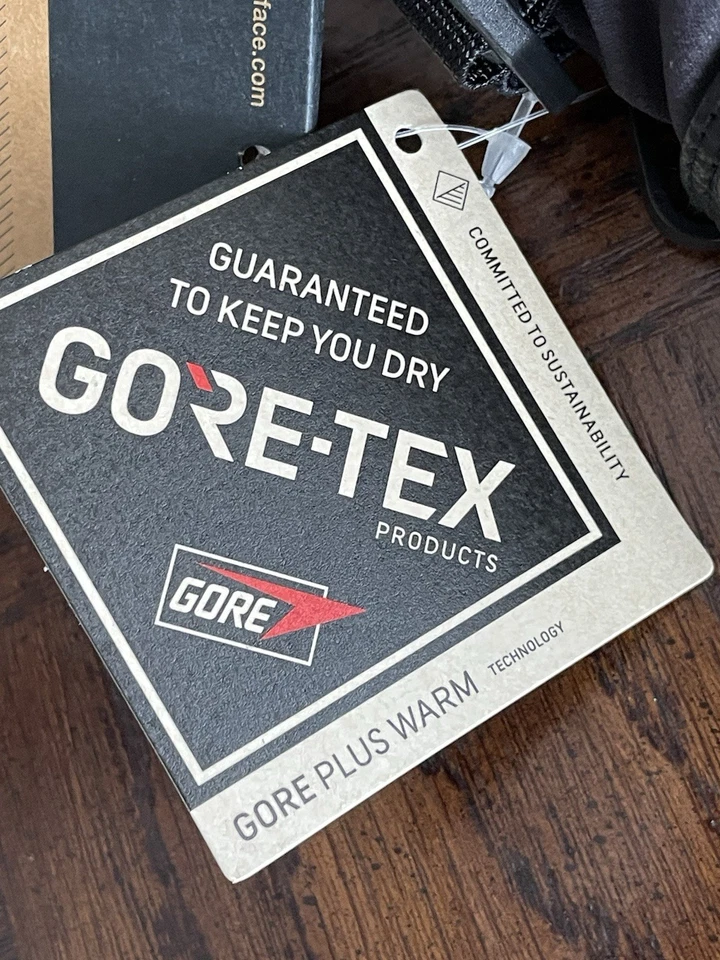 The North Face Montana Pro SG GTX 手套男式 L 黑色 GORE-TEX 全新 — 第 4/4 张图片