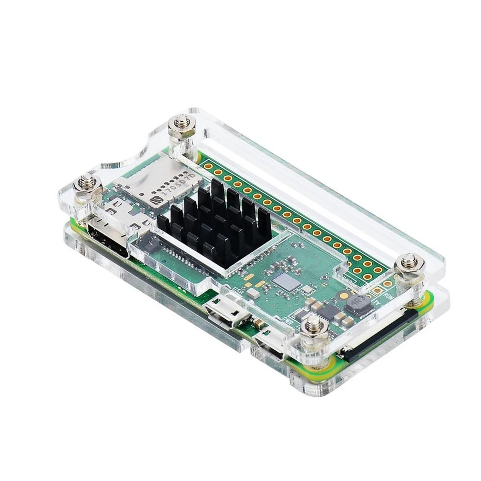 Funda iUniker Raspberry Pi Zero, Funda para Raspberry Pi Zero 2 con, con Disipador de Calor... Foto 3 de 4