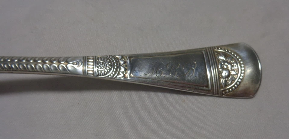 Antique Gorham Sterling Silver Empress 7 5/8" Dinner Fork Monogrammed - Image 2 of 4