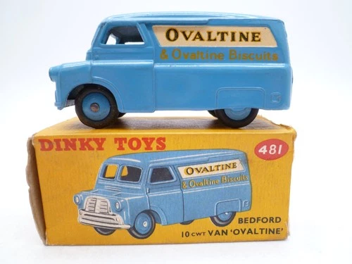VINTAGE DINKY TOYS 481 BEDFORD CA VAN OVALTINE IN ORIGINAL BOX 1955