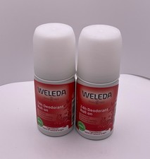 Weleda 24h Deodorant Roll On  Pomegranate  100 Natural  Bundle of 2