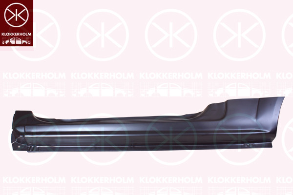 Klokkerholm Seitenschweller Einstiegblech Rechts Passend FüR CitroëN C2 Jm_-image