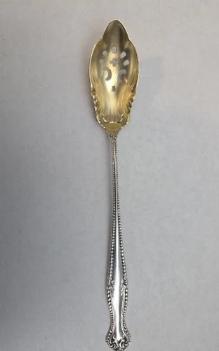 Sterling Silver Towle Canterbury OLIVE SPOON - 1968 - Excellent Condition