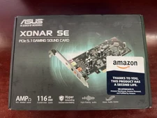 ASUS Xonar SE 5.1 Channel PCIe Gaming Sound Card 90ya00t0m0ua00