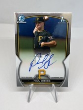 Paul Skenes 2023 Bowman Draft Chrome Prospect Auto 1st #CDA-PS Pirates Card