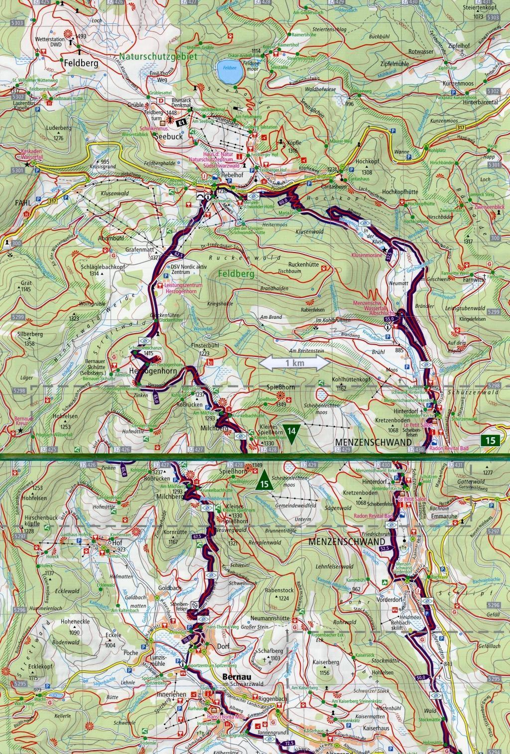 Thumbnail - Albsteig, Schwarzwald, Albbruck - Feldbergpass, St. Blasien 1:35 000 |