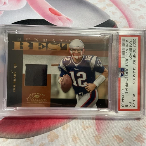 2008 Donruss Classics - Sunday's Best Jerseys #SB-20 🔥🔥Tom Brady /25🔥🔥