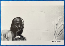 Miles Davis - Shigeru Uchiyama Jazz Collection Postcard Black /White Japan Photo