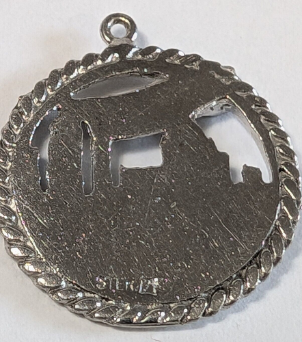 1960'S TORONTO SKYLINE STERLING SILVER PENDANT VINTAGE JEWELRY CANADA CANADIAN - Picture 12 of 13