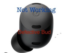 Google Pixel Buds Pro Replacement Left Side Charcoal L -- DEFECTIVE