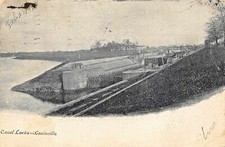 Louisville Ky~Vecchi Cancelli Del Governo Del Canale~Cartolina Del 1908
