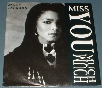 JANET JACKSON miss you much*you need me 1989 GERMAN A&M PS 45