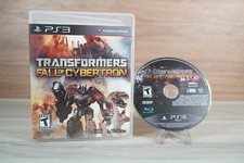 Transformers: Fall of Cybertron (Sony PlayStation 3, PS3) Complete CIB