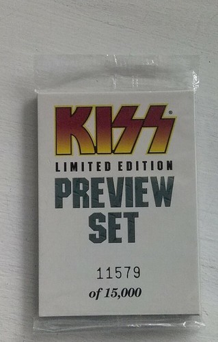 KISS Limited Edition Preview Set 11579/15000 New Sealed
