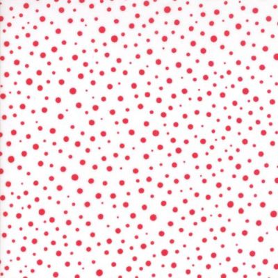 Modafications By Howard Marcus For Moda - White/Red Dots   #9884-37